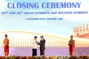 Bế mạc Hội nghị cấp cao ASEAN lần thứ 28-29